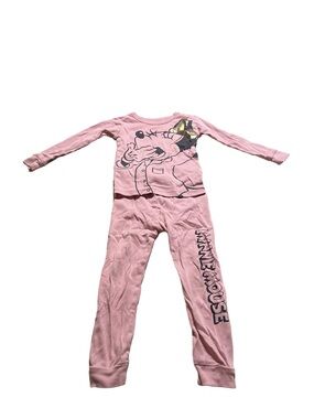 GAP Pink Minnie Mouse Long Sleeve Pyjama Set Size 3T